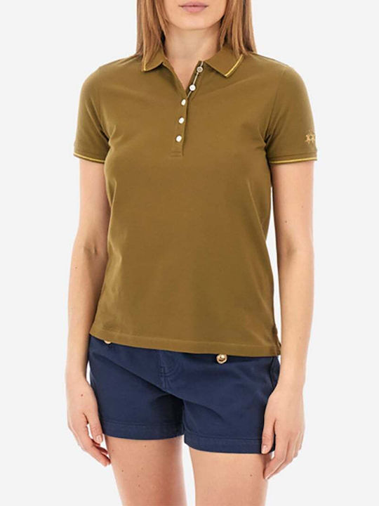 La Martina Damen Polo Bluse Grün