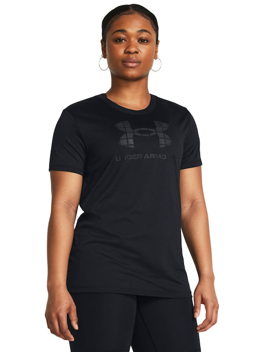 Under Armour Women's Athletic T-shirt Fast Drying Black