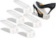 Organizer Plastic Shoe Storage Box 6 Pieces