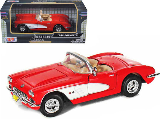 Motormax Chevrolet Фигура за Моделизъм Автомобил Червена в Мащаб 1:24
