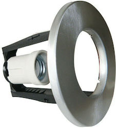 Recessed Spot with Socket E27 Silver 63x63cm. 1pcs