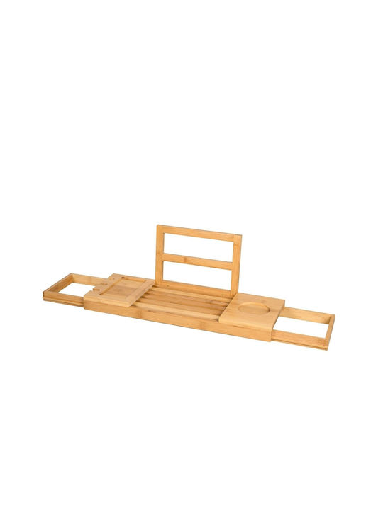 Ράφι Wall Mounted Bathroom Shelf Wooden 85x18x4cm