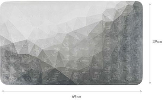 ForHome Antiderapant pentru cadă cu ventuze Multicolor 39x69εκ.