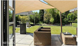 Nesling Триъгълник Shade Sail Бежов 3.6м