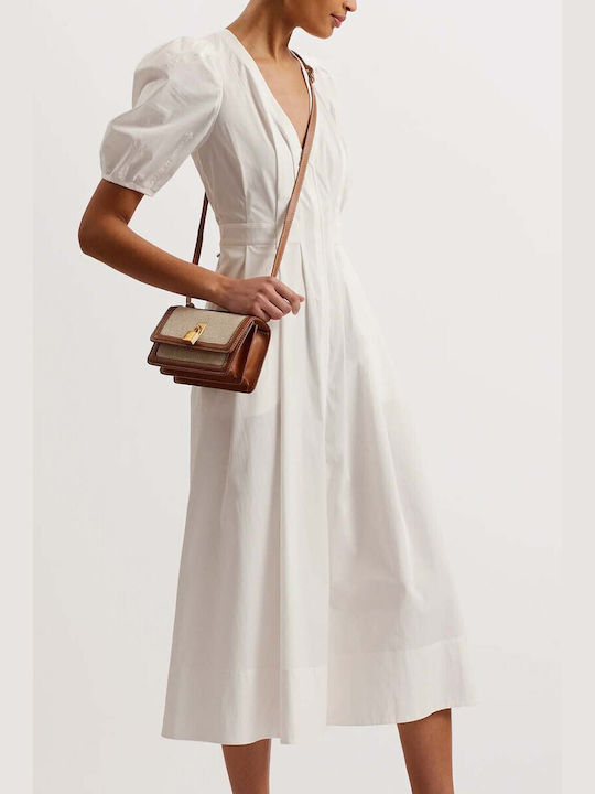 Ted Baker Midi Dress White