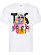 Fruit of the Loom Taylor Swift 1989 T-shirt Weiß Baumwolle