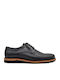 Leder Herren Freizeitschuhe Anatomisch Schwarz