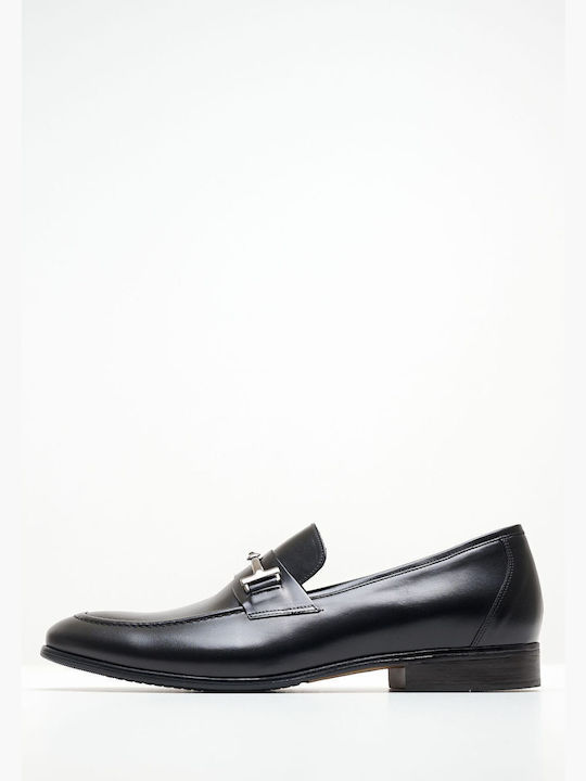 Damiani Men's Leather Loafers Black