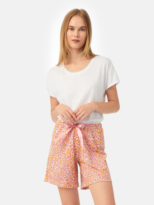 Minerva Summer Cotton Women's Pyjama Pants Lilac