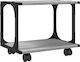Vidaxl Printer Stand 2 Levels Grey Sonoma 41x28x33,5 H Hevel Ex Exotic Wood Grey