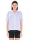 Women's Short Sleeve Shirt Purple