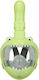 Thenice Kf-2 Παιδική Μάσκα Θαλάσσης Κροκοδειλάκι Full Face Snorkel Mask Xs S 02723