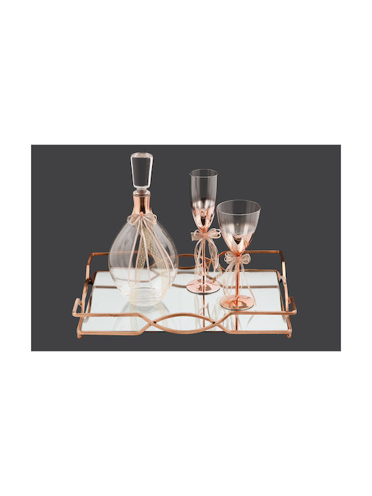 La Vista Wedding Carafe Set with Wine Glass 2pcs