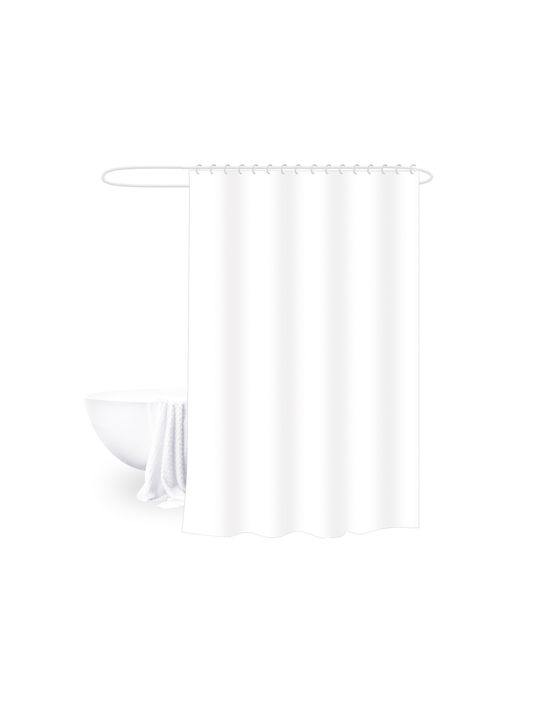 Tpster Shower Curtain White