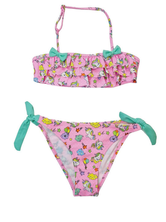 Senses Kinder Badeanzug Bikini Pink