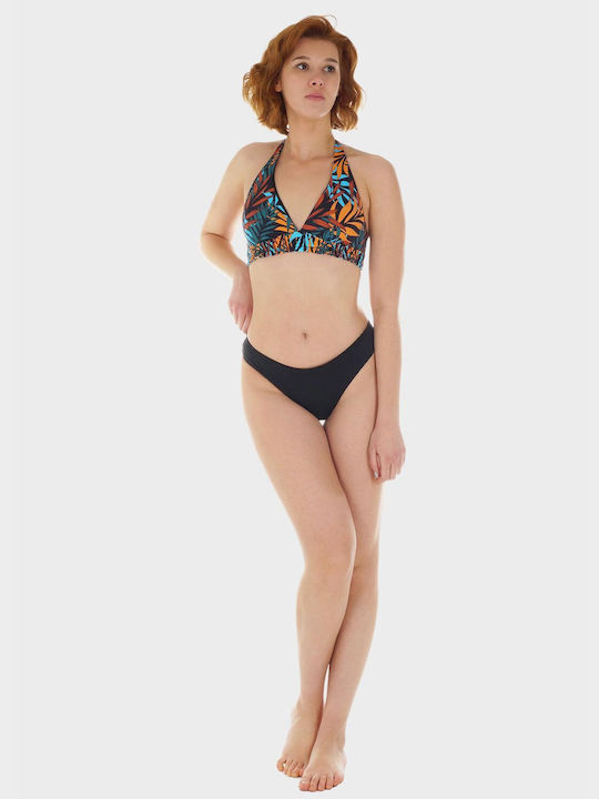 G Secret Bikini-Set Blumen Schwarz