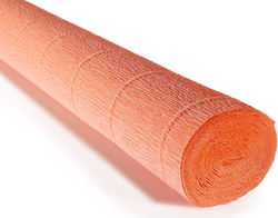 Italian Crepe Paper 180g 50x250 Cm Orange Peony 617 Italian Crepe Paper 180g 50x250 Cm Orange Peony 617