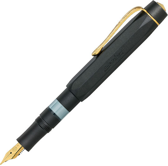 Kaweco Sport Al Module Stilou Medium Negru Din Aluminiu Cu Cerneală Neagră