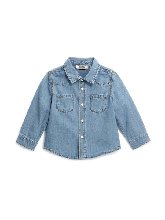 Original Marines Kids Denim Shirt Blue