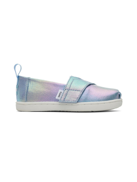 Toms Espadrile pentru Copii cu închidere Hoop & Loop Albastre