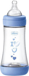 Chicco Plastikflasche Perfect 5 Gegen Koliken mit Silikonsauger für 2+ Monate 240ml 1Stück