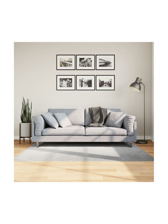 vidaXL Rug Rectangular Grey