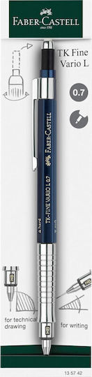 Faber-Castell Tk-fine Vario L Mechanical Pencil for Drawing Metallic 1pcs Blue
