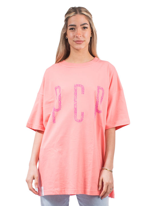 PCP Women's T-shirt Animal Print Pink