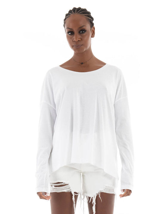 Four Minds Women's Blouse Long Sleeve White