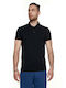 Bodymove Herren Kurzarmshirt Polo Schwarz