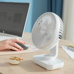 Ventilator portabil reîncărcabil pentru birou Innovagoods Ø5 4'' 3600 Mah 13,3 W