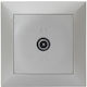 Adeleq TV-Buchse in Silber Farbe 15-0156