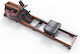 Viking Wave 3 Water Rower Οικιακή Κωπηλατική Νερού για Χρήστη έως 120kg