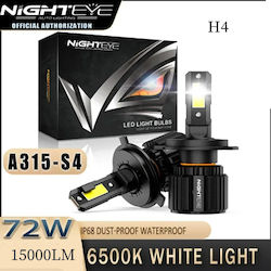 Nighteye Lamps H4 LED Cold White 2pcs Nighteye Lamps H4 LED Cold White 2pcs