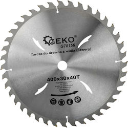 Geko G78156 Cutting Disc Wood Hole Diameter 400mm 1pcs