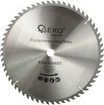 Geko G00167 Cutting Disc Wood Hole Diameter 450mm 1pcs