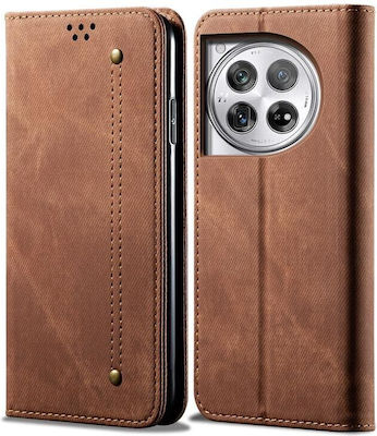 Denim Texture Book Brown (OnePlus 12R)