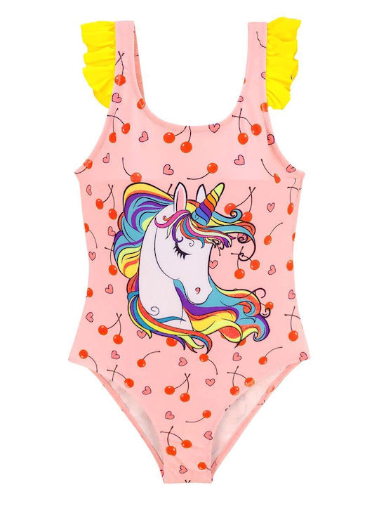 Flower Children's One Piece Swimsuit Volleyball Swimsuit Unicorn Designs