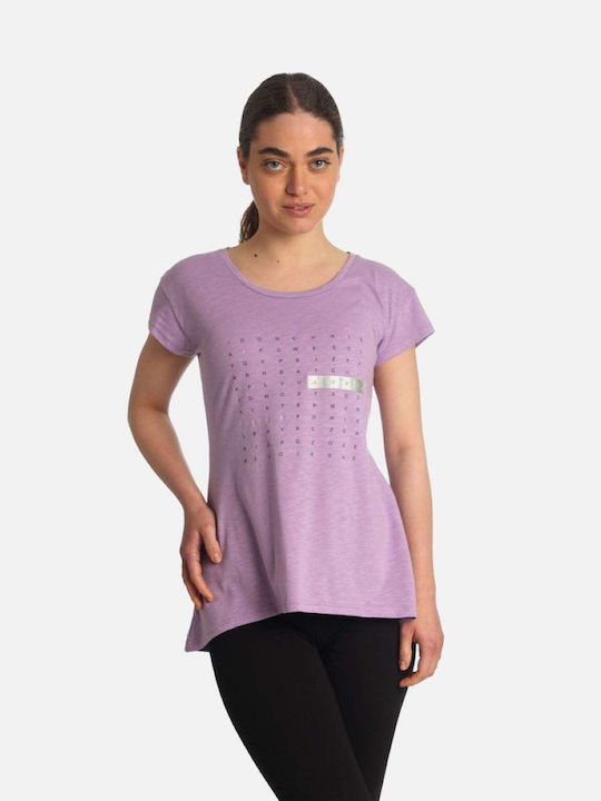 Paco Women's Regular Fit T-shirt 2432037 Lilac