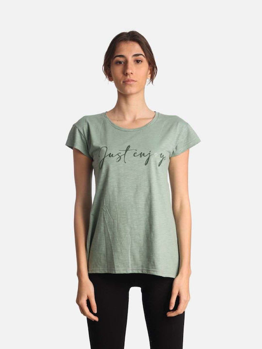 Paco Damen Regular Fit T-Shirt 2432036 Mint