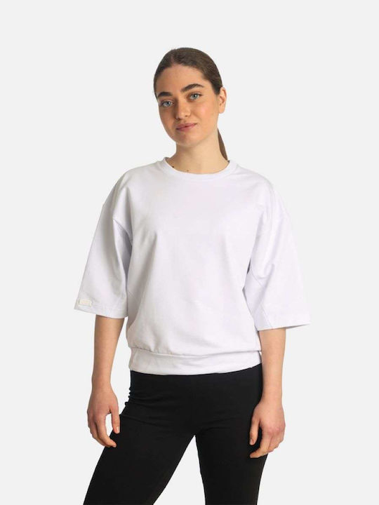 Paco Women's Oversized Fit T-Shirt 2432054 Weiß