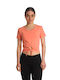 Paco & Co Wmn's Crop Top T-shirt 2432023 Orange