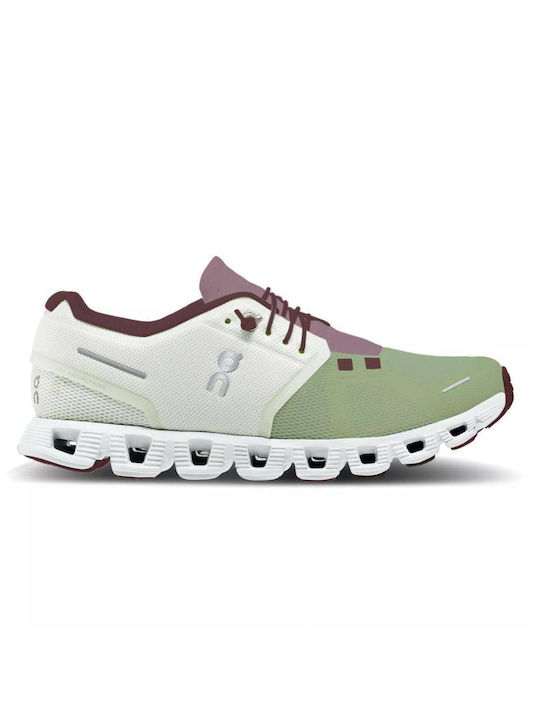 Cloud 5 Γυναικεία Sneakers Beige / Green