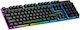 K604 Gaming Πληκτρολόγιο με RGB φωτισμό (Αγγλικό US)