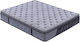 Cosmostrom Lusso Grey Single Ergonomic Mattress 100x200x30cm with Independent Springs