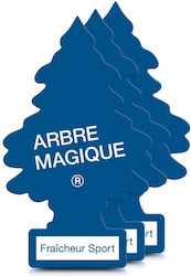 Αποσμητικό Αυτοκινήτου Arbre Magique Sport Τζίντζερ Πορτοκαλί 3 Μονάδες