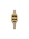 Tetra Uhr mit Gold Metallarmband