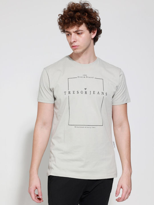 Tresor Ανδρικό T-shirt Κοντομάνικο Γκρι
