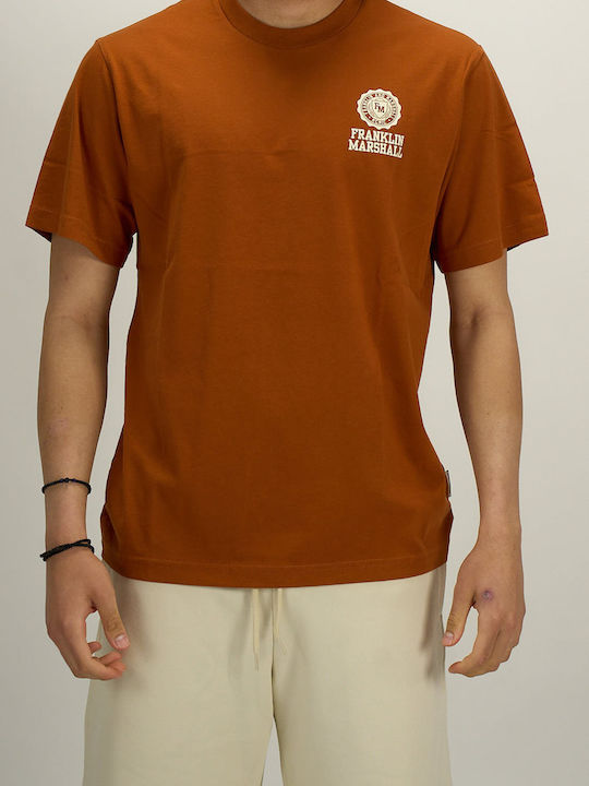 Franklin & Marshall T-shirt Πορτοκαλι