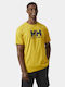 Helly Hansen T-shirt Bărbătesc cu Mânecă Scurtă Gold